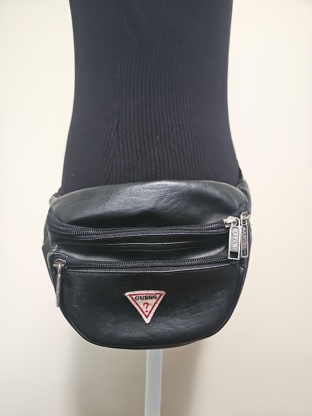 GUESS Black Waist Bag Fanny Pack